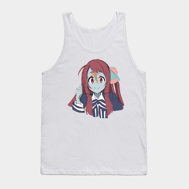 Sakura Zombie Thumbs Up Tank Top by KokoroPopShop